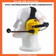 2 Way Radio Heavy Duty Noise Canceling Headset
