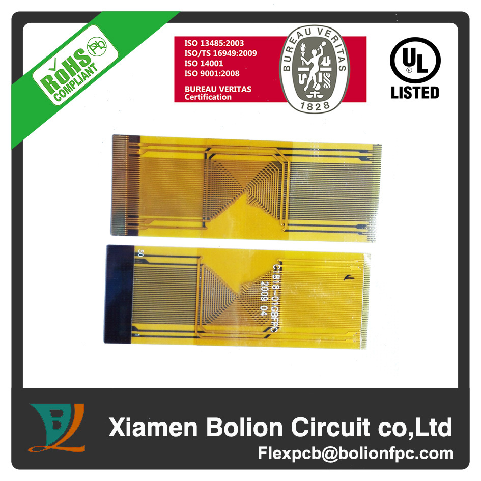 Single-Sided Flexible PCB with Immersion Gold 12