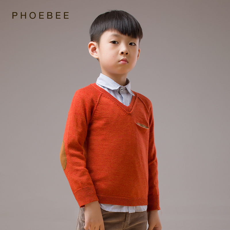 Red Wool Children Clothing for Boys