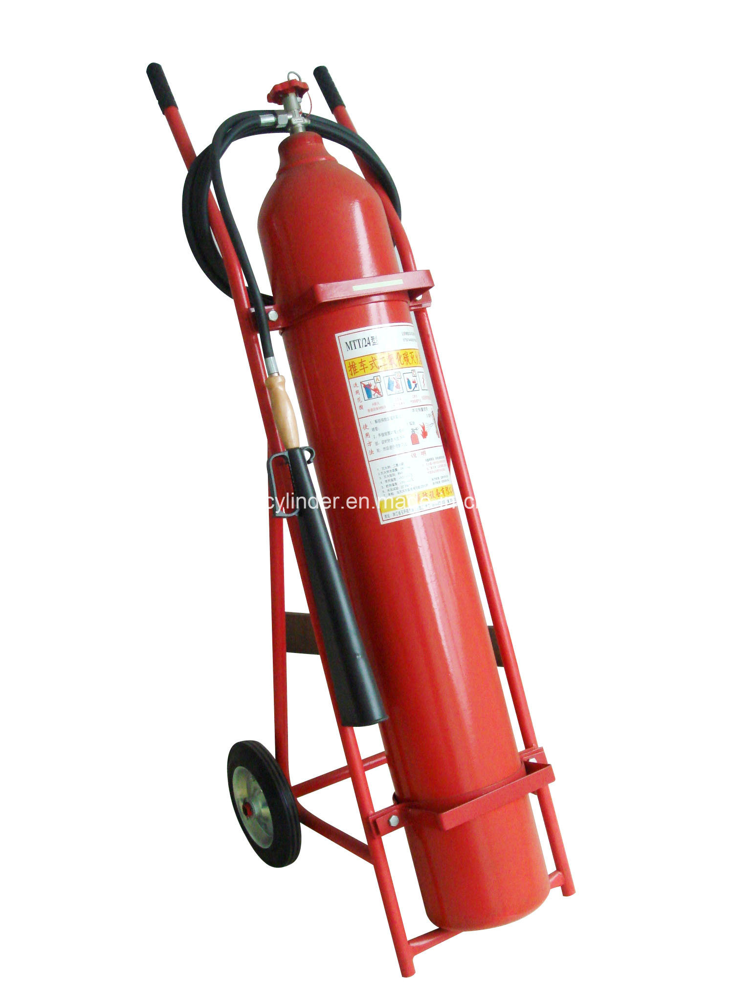 20kg CO2 Trolley Fire Extinguisher Cylinder with Trolley