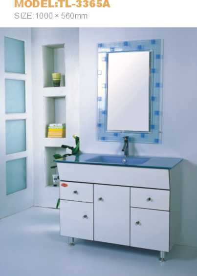 Glass Basin with MDF Cabinet (TL-3365A)