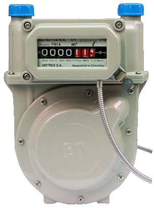Pulse Output Diaphragm Gas Meter (PG1.6)
