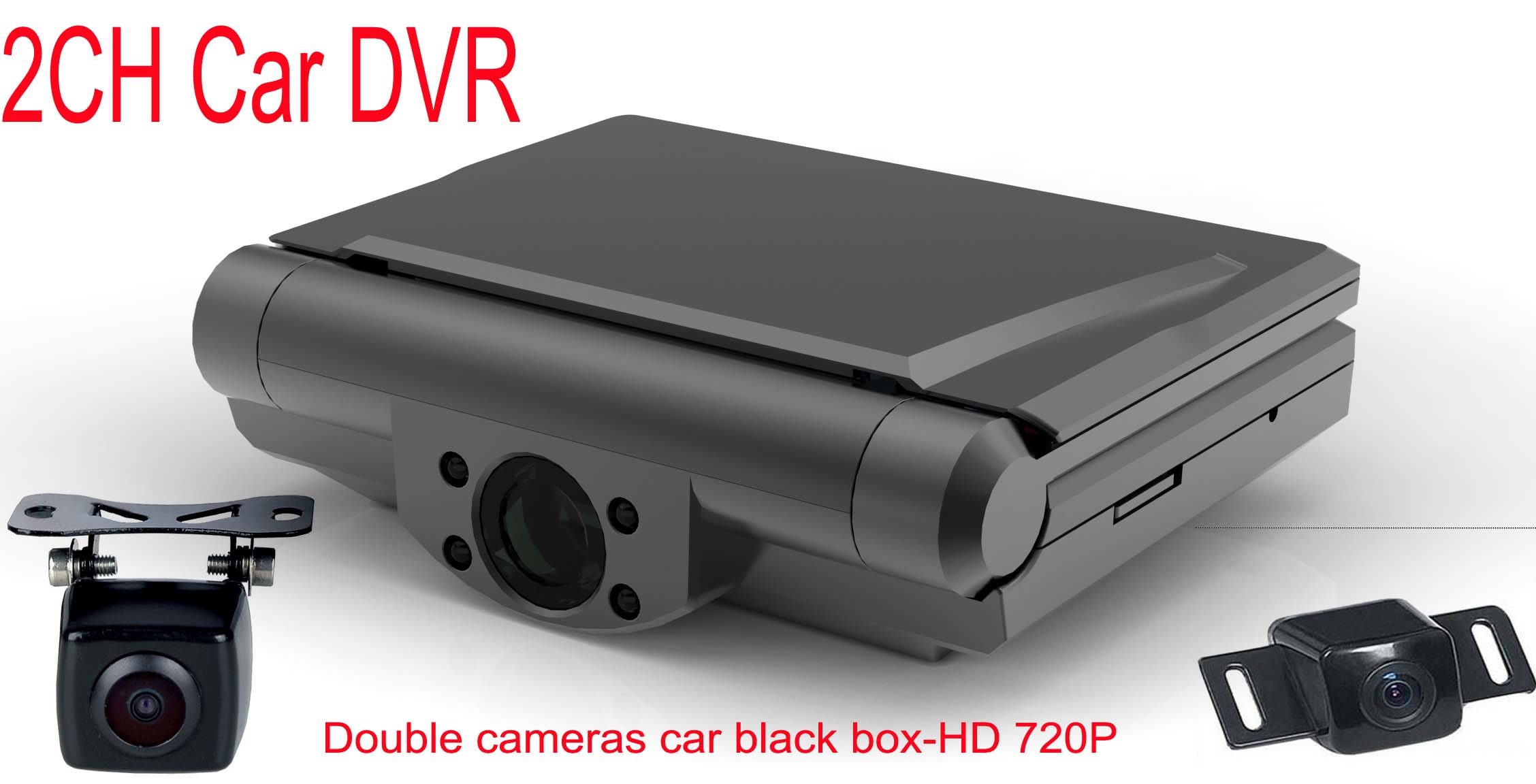 Car DVR with 2.8 Inch Hight-Definition TFT Display Double Lens (JJT-668)