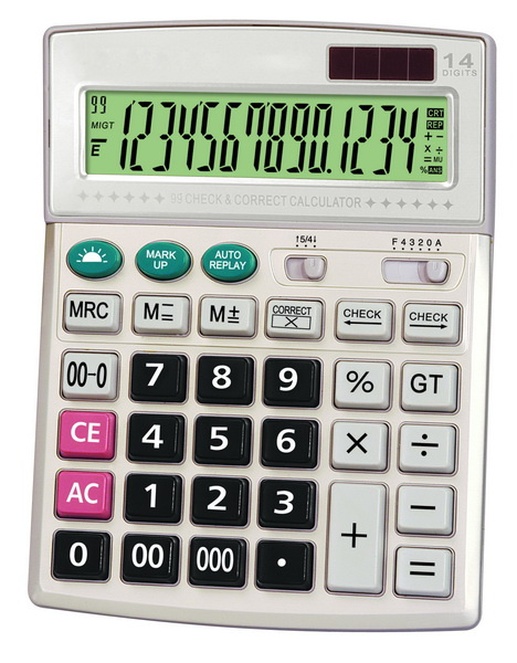 14 Digits Large Desktop Calculator AB2914