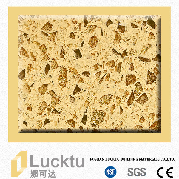 Big Size Engineered Quartz Stone for Bar Top Solid Surface