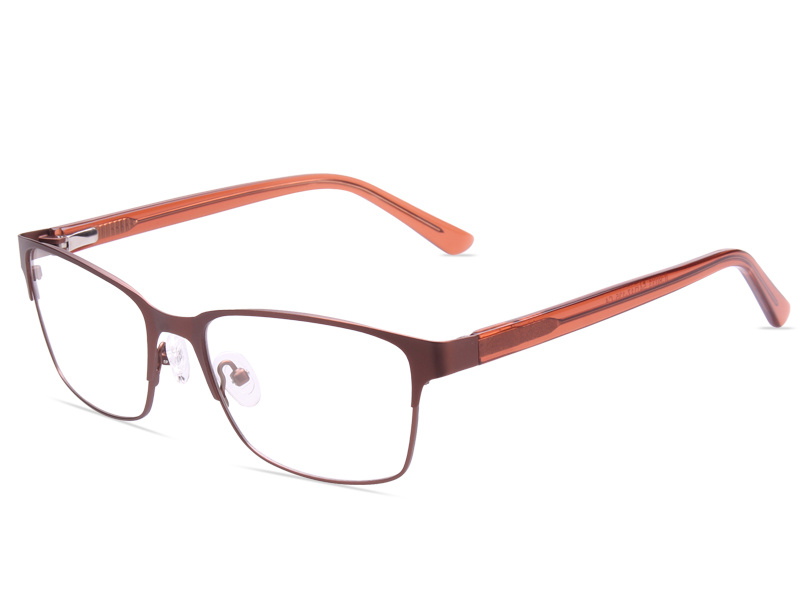 Flexible Super Light Weight Stainless Steel Metal Optical Frame Eyeglass Eyewear (Jc8033)
