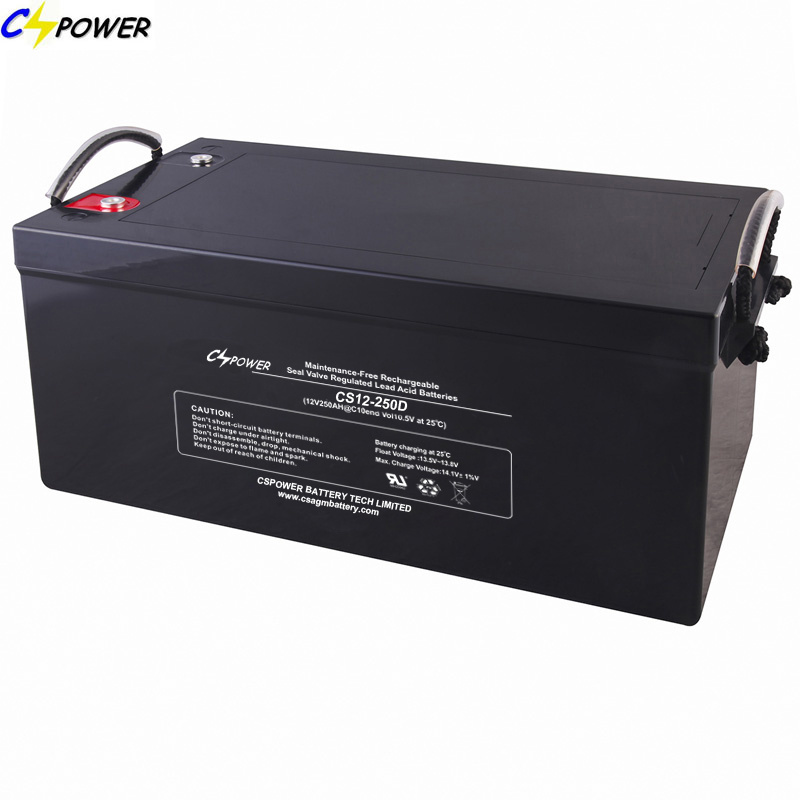 Cspower Gel Battery Manufacturer Deep Cycle Gel Battery 12V250ah