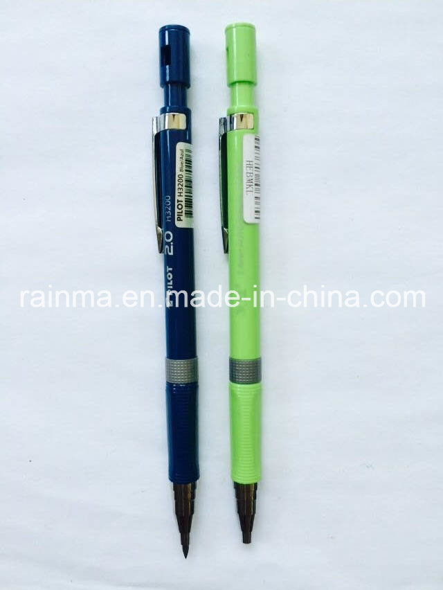 Plastic Propelling Pencil with 2 Color Yellow and Black of The Barrel