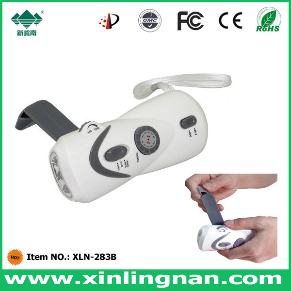 Dynamo Torch with Emergency Charger, FM/Am Radio (XLN-283B)