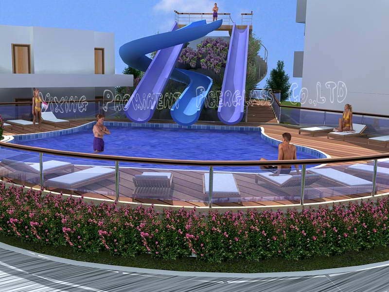Private Villa Garden Water Slide