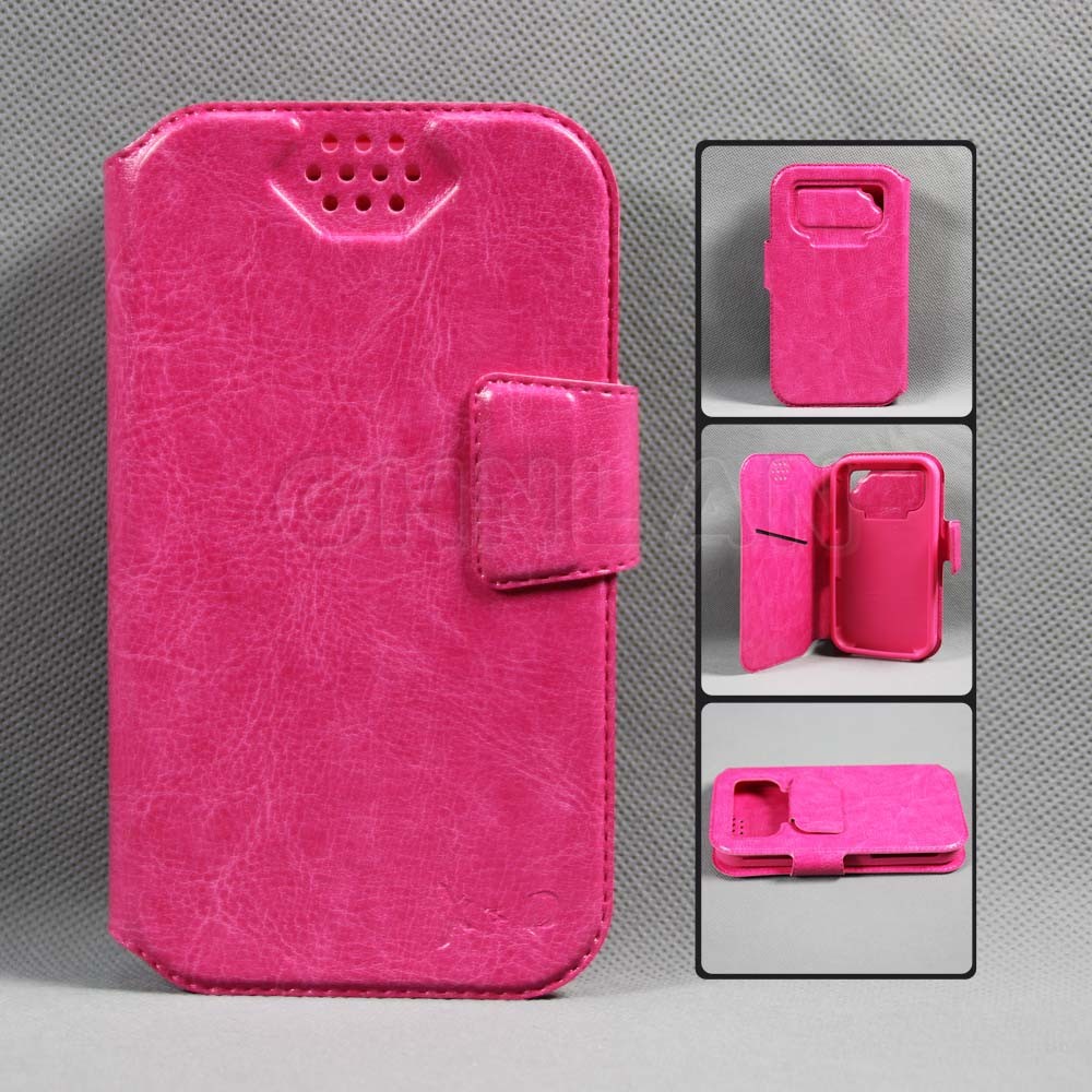Special Magnetic Design Universal Wallet Leather Cell Phone Case for Mobile Phones for Samsung and iPhone