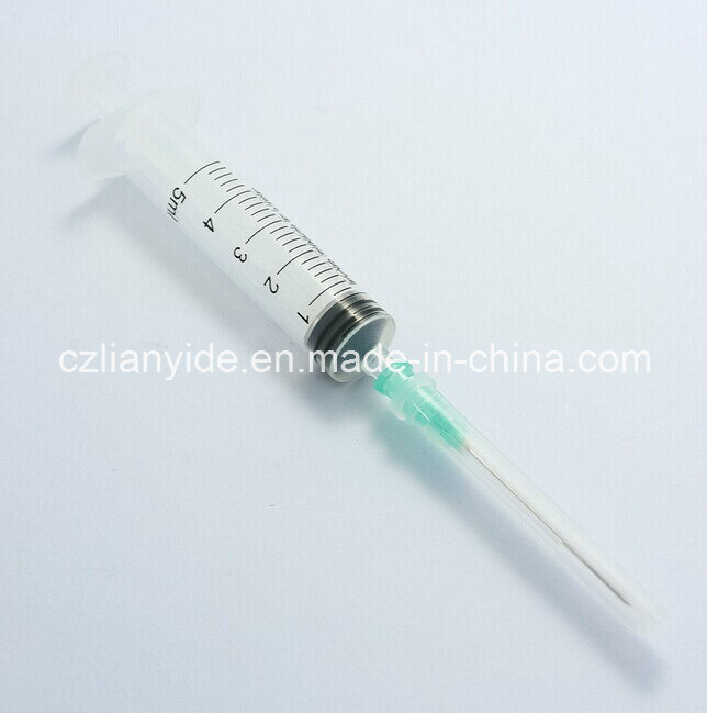 5ml Luer Slip Disposable Injection Syringe of Medical Equipment