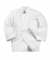 Standard Plastic Button Chef Coat(SYS-1)
