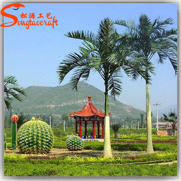 China Supplier Artificial Ornament Roystonea Regia Palm Tree