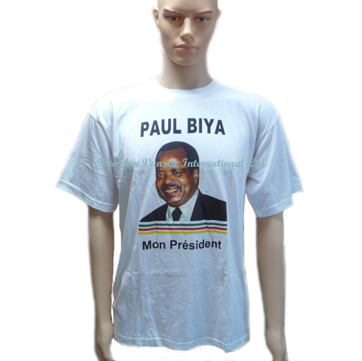Plain T-Shirt for Election Campaign and Promotional Use