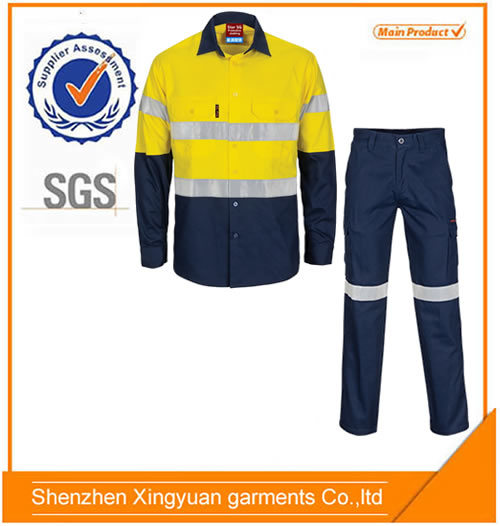 Hi Vis Reflective Work Clothes Shirt Workwear Trousers