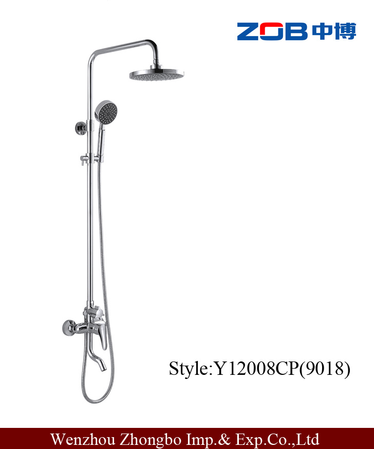 Single Handle Hard-Tube Shower Set (Y12008CP)