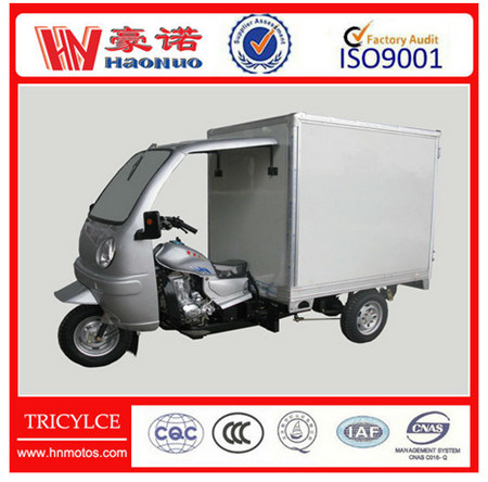 Closed Cargo Tricycle with QQ Cabin
