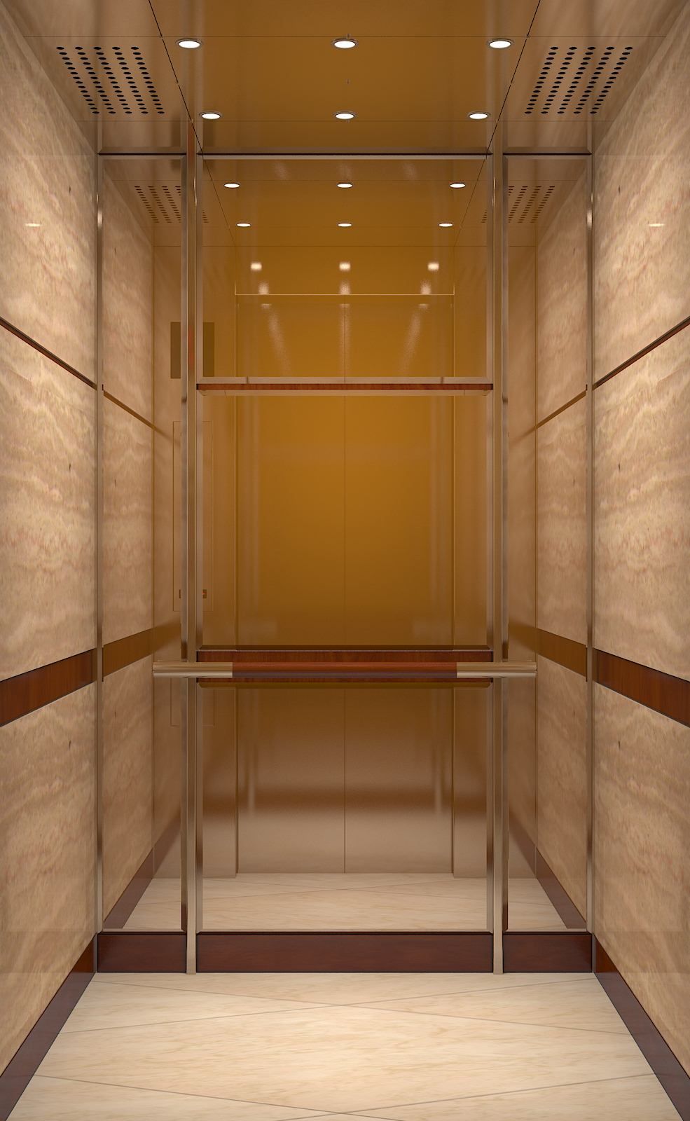 Passenger Elevator with Marble Cabin