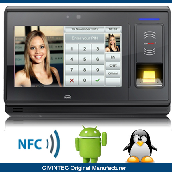 Nfc & IC Card Reader & Access Control Time Attendance Terminal