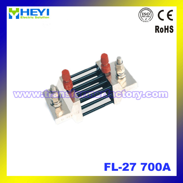 (FL-27) Series 700A 60mv 75mv 100mv Resistor DC Current Shunt for Current Transformer