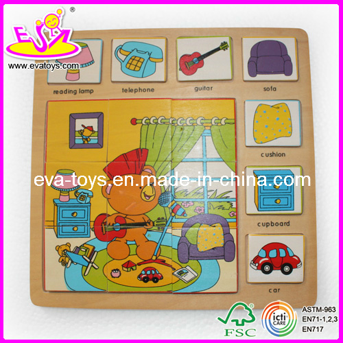 Wooden Puzzle Toy Made of Solid Wood (W14C031)