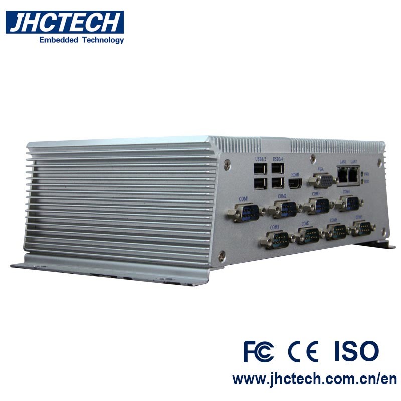 Fanless Industrial Box PC X86 Embedded Computers with Aluminum Case