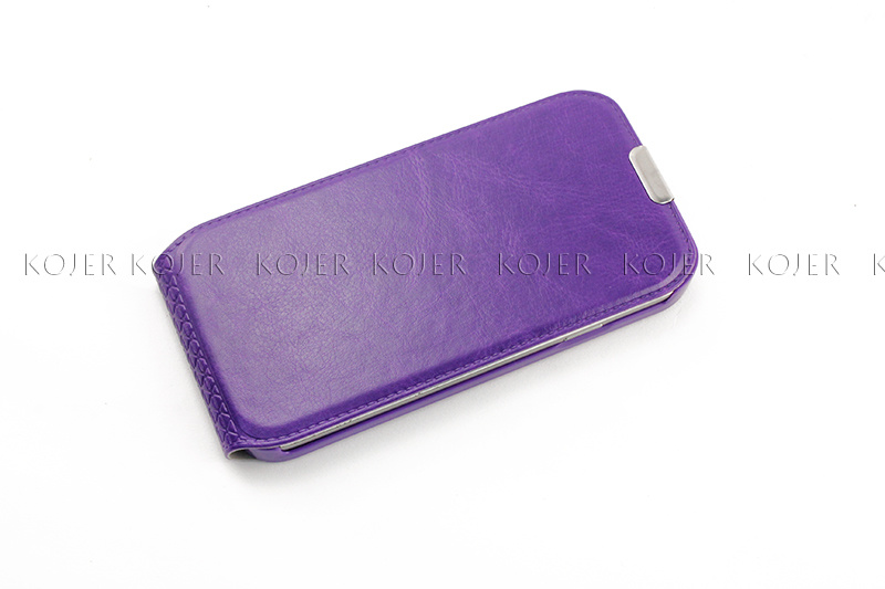 High Quality Hit-Color Leather Case, Protective Case with Card Slot for Samsung Galaxy S4 Case I9500