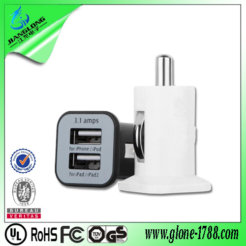USB Portable Car Charger for iPhone/Smart Phone