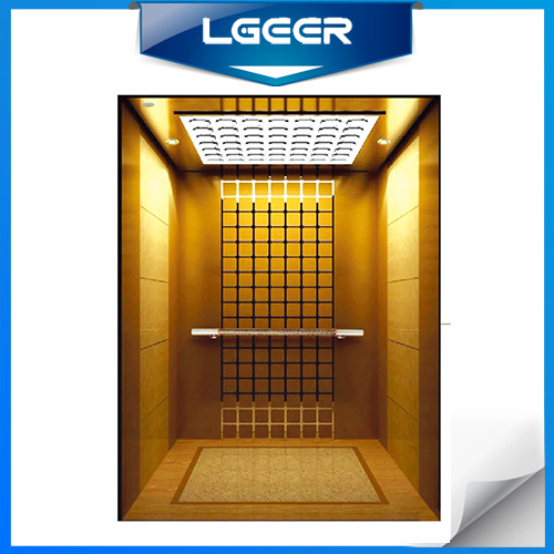 Mirror Titanium Passenger Elevator