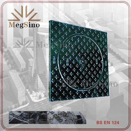 500*500 Ductile Iron and Square Manhole Cover with High Quality