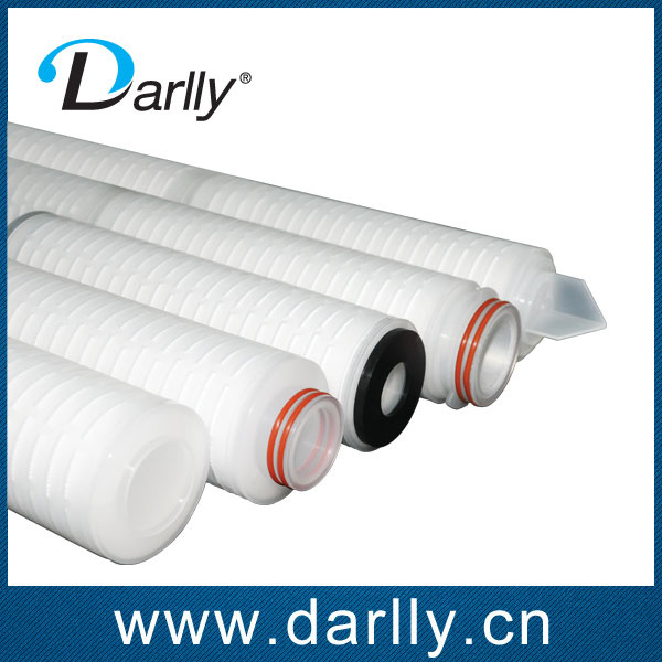 Hydrophilic Membrane Pleated Cartridge Micro Filter with High Flow