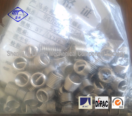 St16X2 Wire Thread Insert Fasteners in Plastic Bag