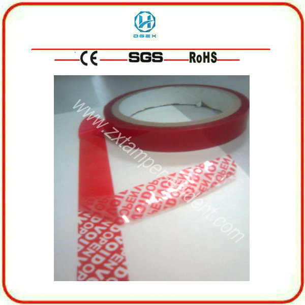 Security Custom Private Printing Self Adhesive Tape