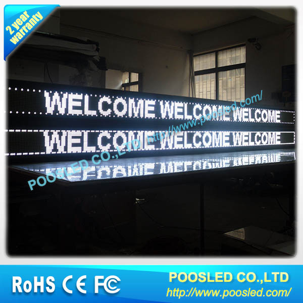 Single Color Wireless Scrolling LED Display