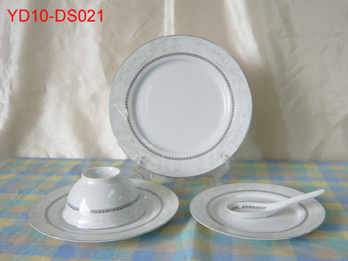 Porcelain Dinner Set (YD10-DS021)