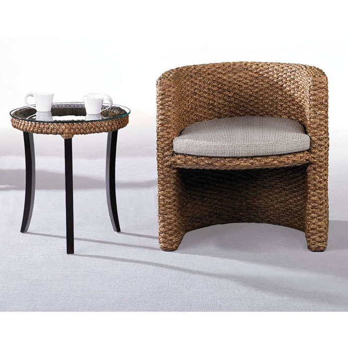 Interior Rattan Chair and Table