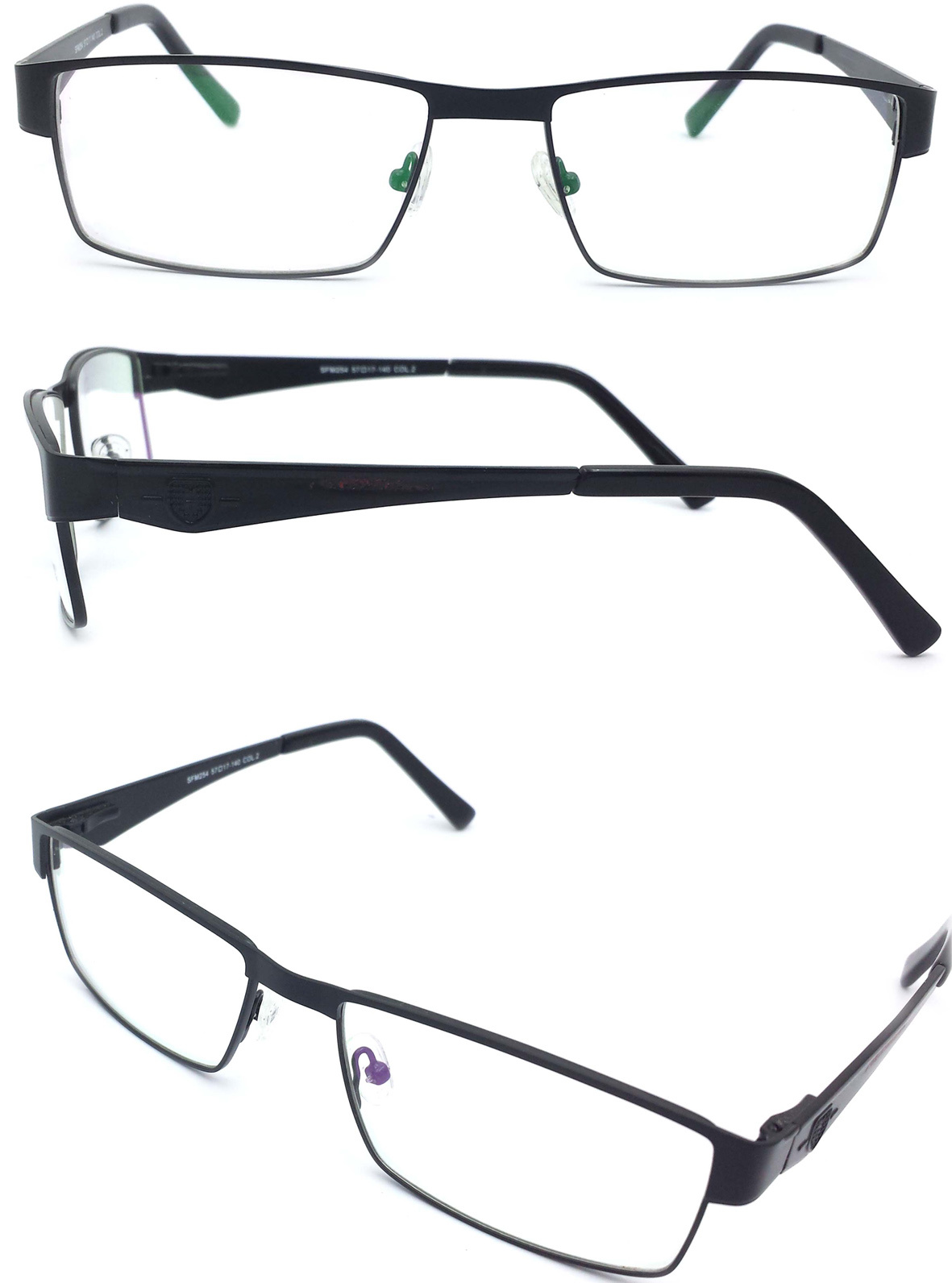Classic Metal and Acetate Optical Frame Eyeglass and Eyewear (W027)