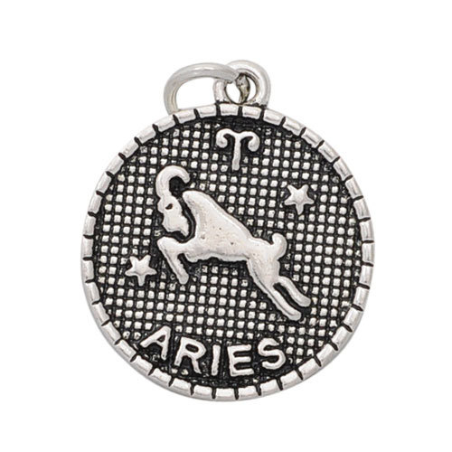 Aries Sign Silver Plating Bangle