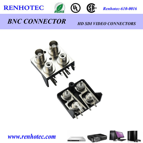 HD Sdi Video PCB Mount BNC Connector