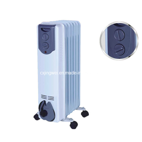 Adjustable Caster Wheel Electric Oil Filled Room Heaters