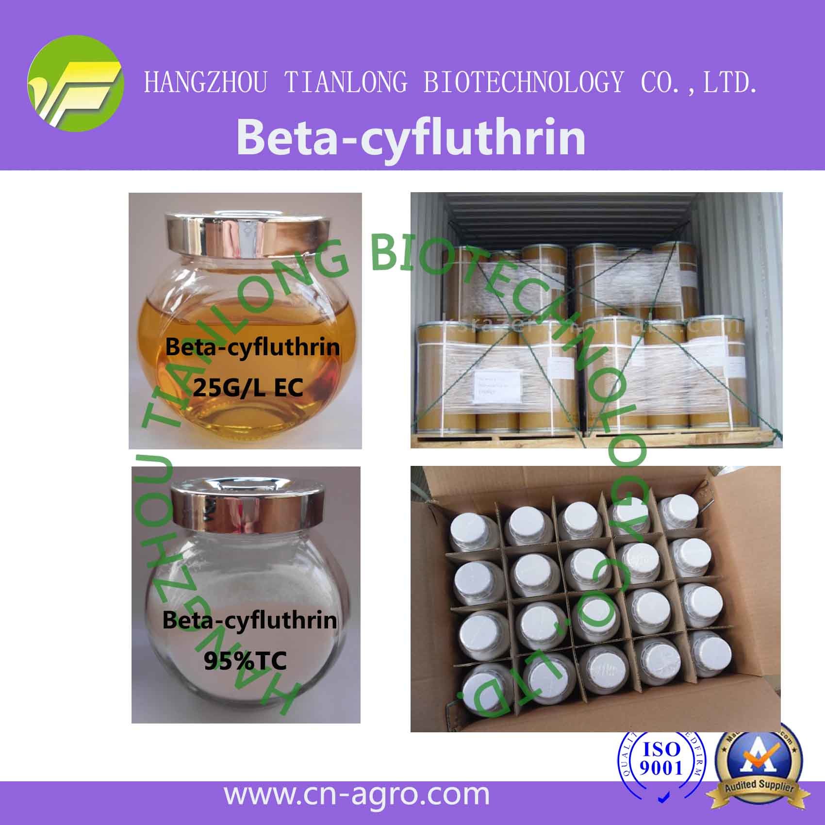 Highly Effective Insecticide Beta-Cyfluthrin (95%TC, 2.5%EC)