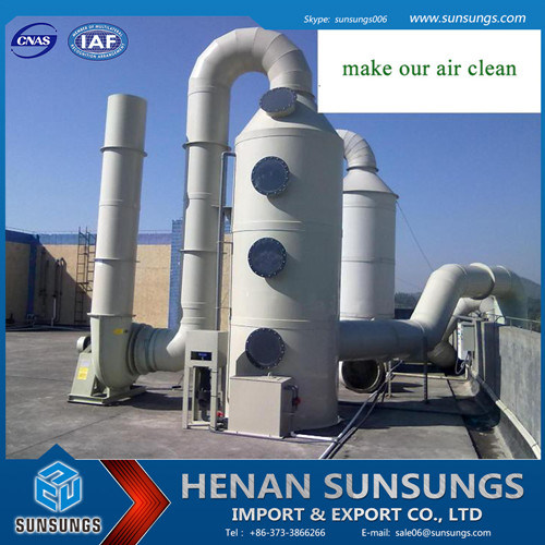 Industrial Spray Tower, Activated Carbon Gas Adsorption Tower, Exhaust Gas Scrubber