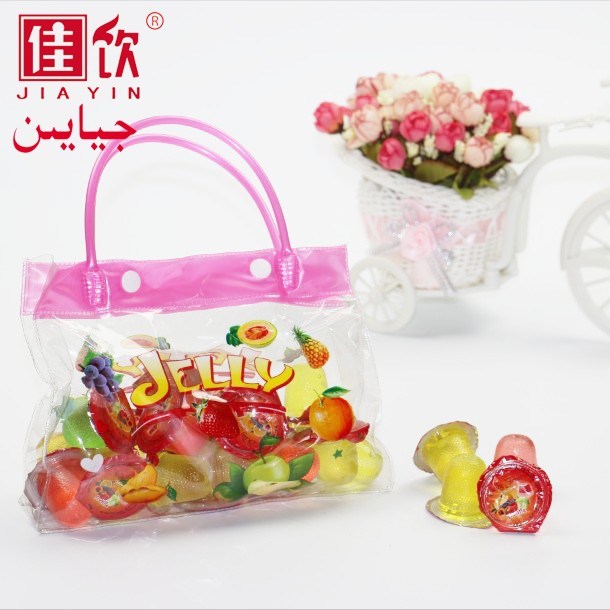 Fruit Flavor Mini Jelly Cup with Fruit Jelly