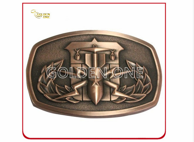 Creative Antique Copper Plated 3D Metal Belt Buckle