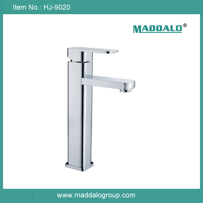 Best Selling Single Lever Brass Tall Basin Faucet (HJ-9020)
