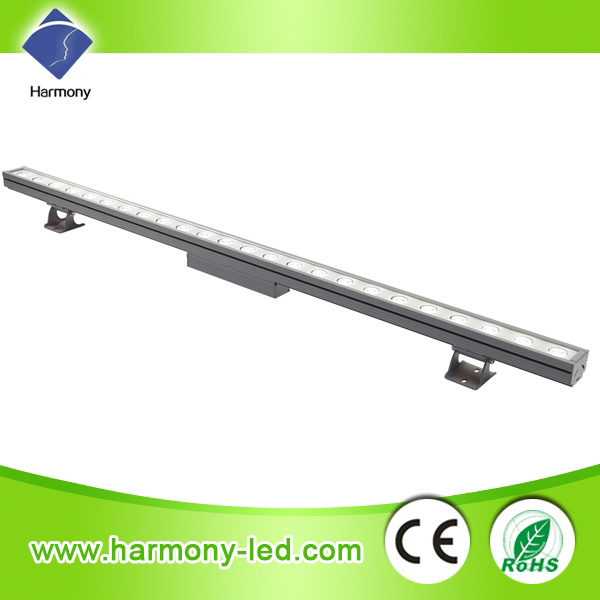 External LED Driver Box Outdoor Linear RGB DMX High Power 24*1W LED Wall Washer