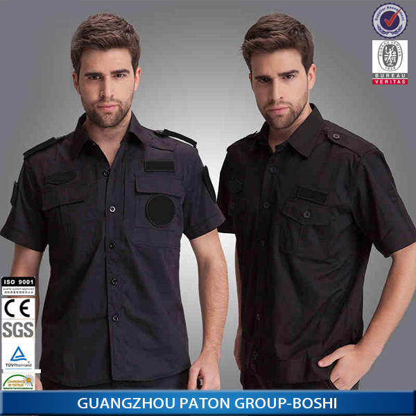 Security Uniform of Cotton Fabric Can Be Custom -Se006