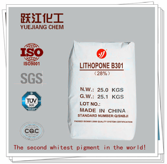 Whit Inorganic Salt Pigment Lithopone