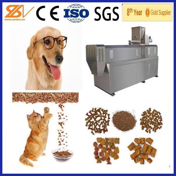 140-600kg/H Large Capacity Dog Cat Pet Food Pellet Machinery
